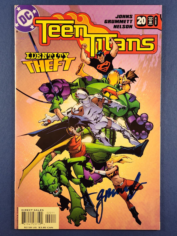 Teen Titans Vol. 3  # 20  Signed By Tom Grummett