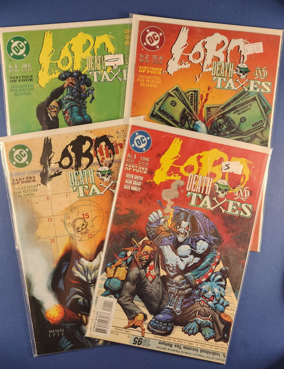 Lobo: Death and Taxes  # 1-4 Complete Set