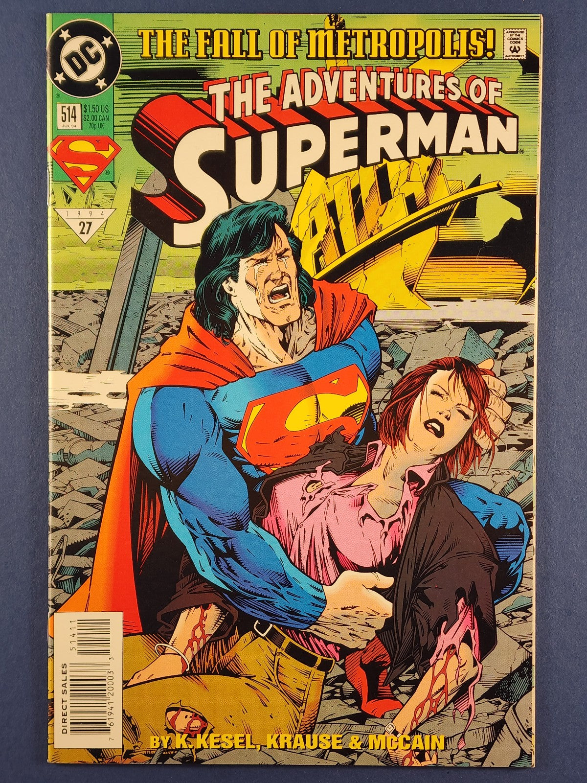 Adventures of Superman Vol. 1 # 514 – Cosmic Comics Canada