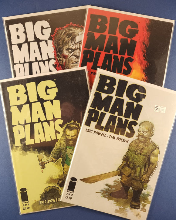 Big Man Plans  # 1-4 Complete Set