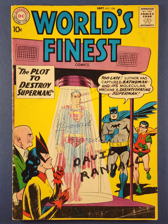 World's Finest Comics  # 104