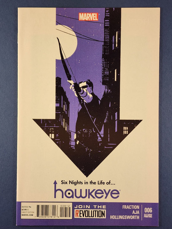 Hawkeye Vol. 4  # 6  2nd Print Variant