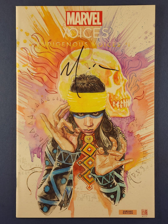 Marvel Voices: Indigenous Voices  Exclusive Variant Signed by David Mack