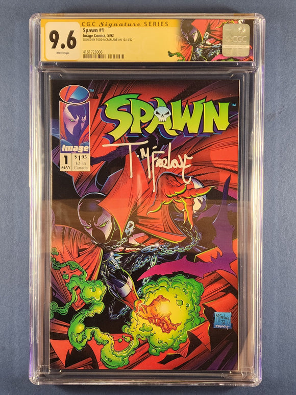 Spawn  # 1  Signed By McFarlane CGC 9.6