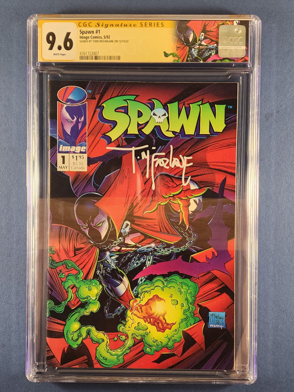 Spawn  # 1  Signed by McFarlane CGC 9.6