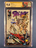 Spawn  # 9 Newsstand Signed by McFarlane  CGC 9.0