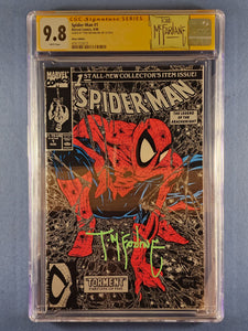 Spider-Man Vol. 1  # 1 Silver Variant Signed by McFarlane CGC 9.8