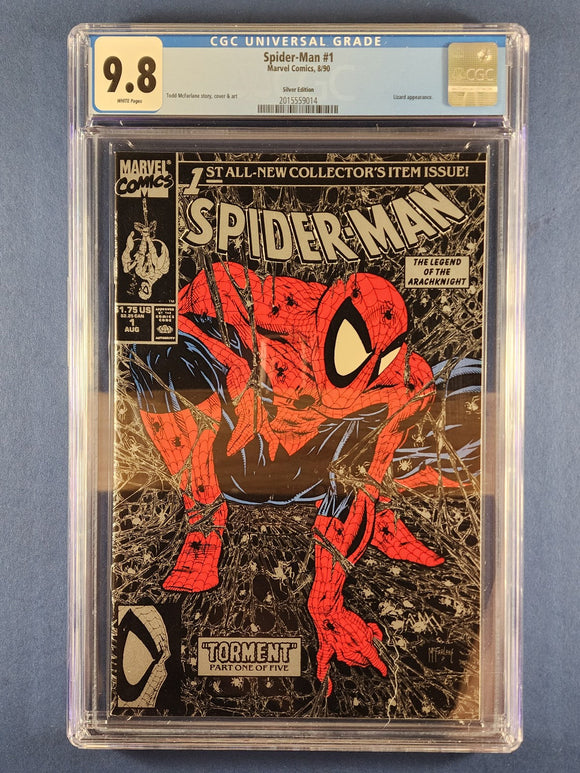 Spider-Man Vol. 1  # 1 Silver Variant CGC 9.8