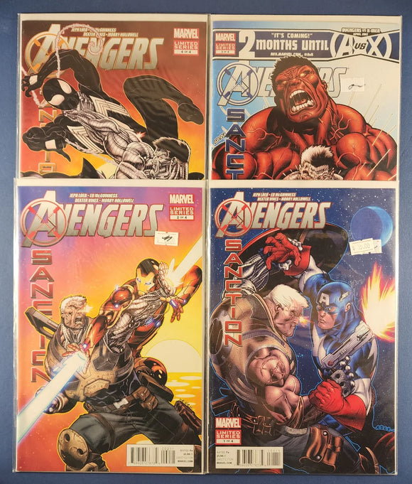 Avengers: X-Sanction  # 1-4  Complete Set