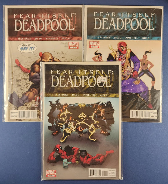 Fear Itself: Deadpool  # 1-3 Complete Set