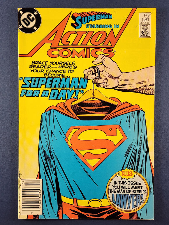 Action Comics Vol. 1  # 581 Canadian