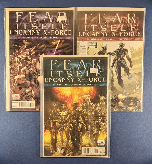 Fear Itself: Uncanny X-Force  # 1-3 Complete Set