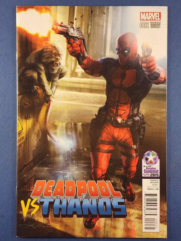 Deadpool vs. Thanos   # 2 Retailer Variant