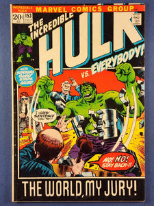 Incredible Hulk Vol. 1  # 153