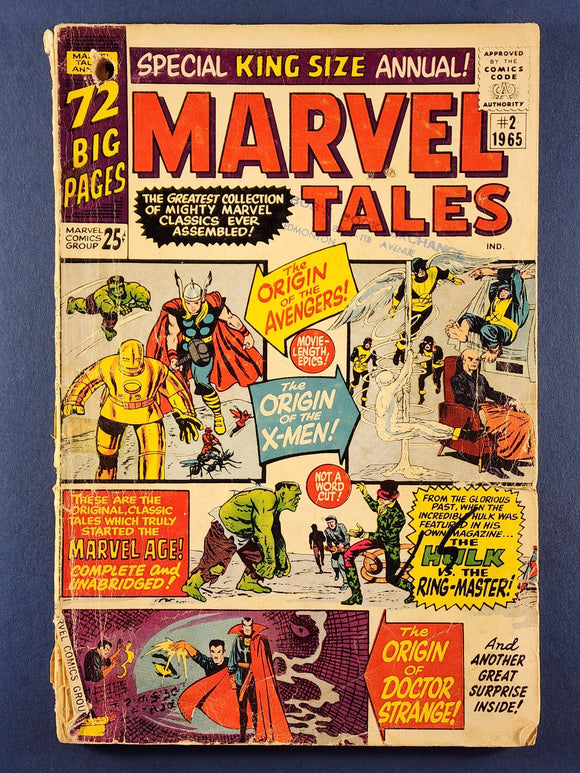 Marvel Tales Vol. 2  Annual  # 2 *Missing Back Cover*