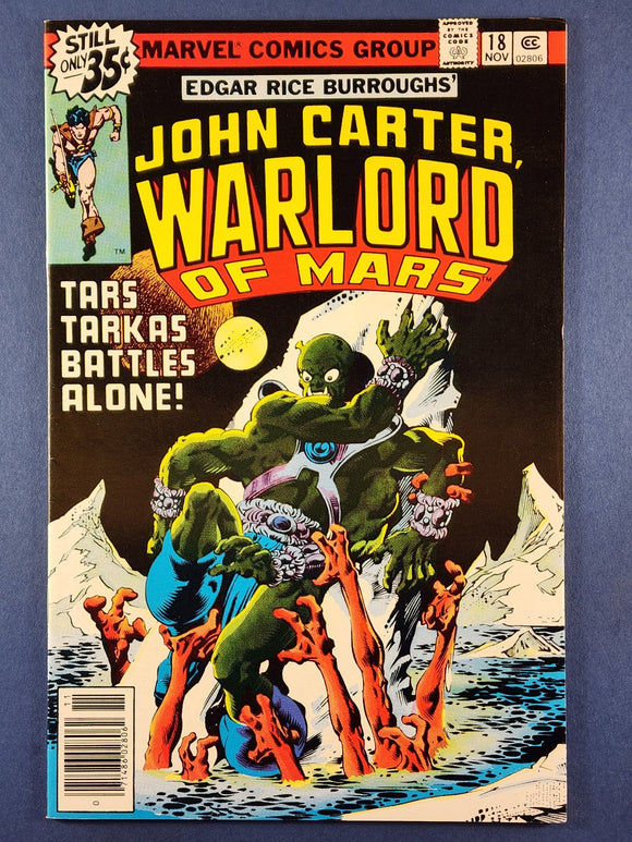 John Carter, Warlord of Mars Vol. 1  # 18