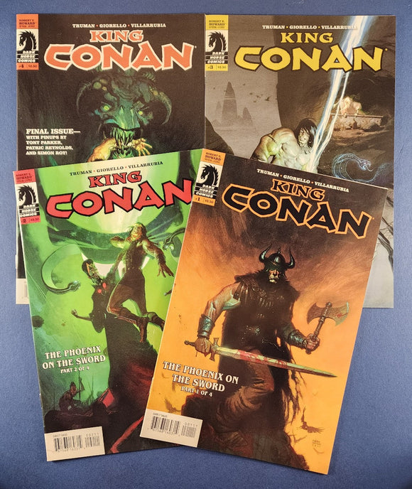 King Conan: Phoenix on the Sword  # 1-4  Complete Set
