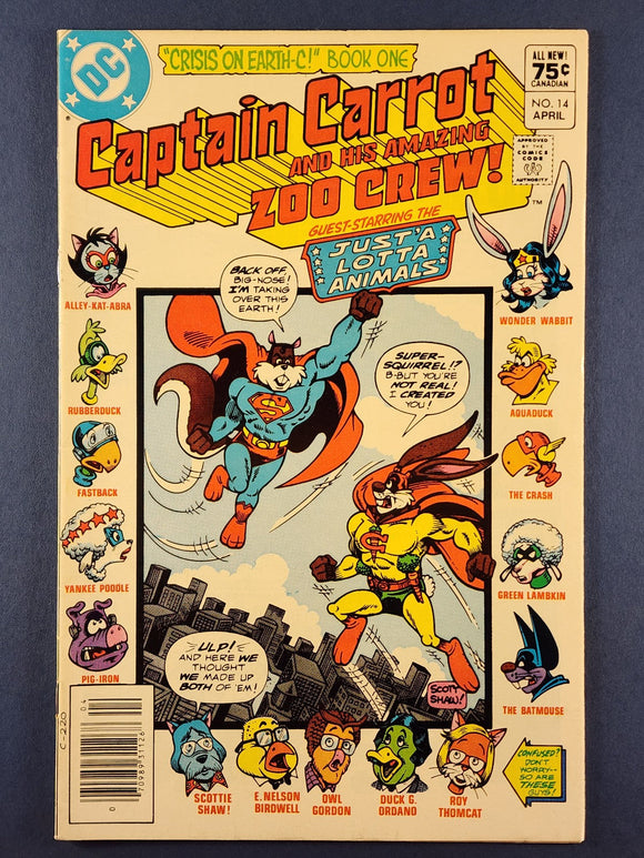 Captain Carrot and His Amazing Zoo Crew  # 14  Canadian
