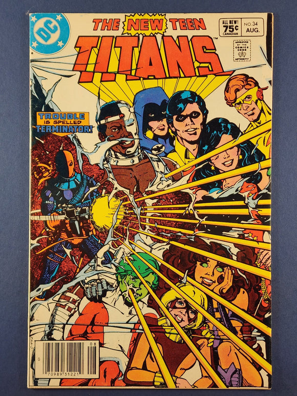 New Teen Titans Vol. 1  # 34  Canadian