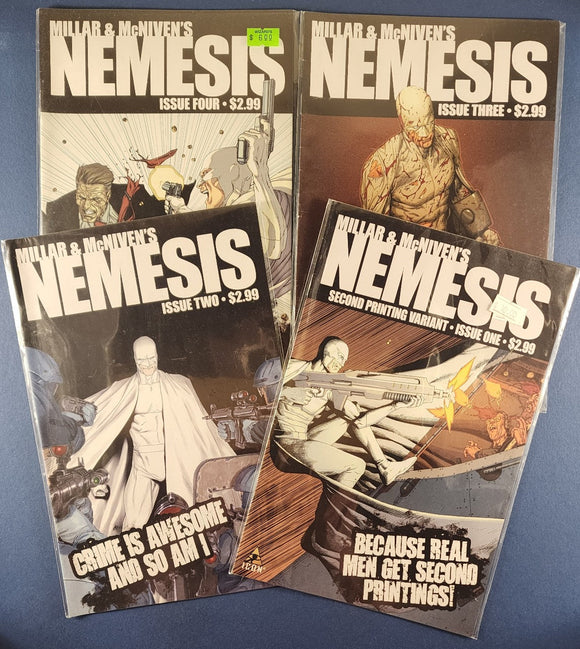 Millar & McNiven's Nemesis  Complete Set  # 1-4