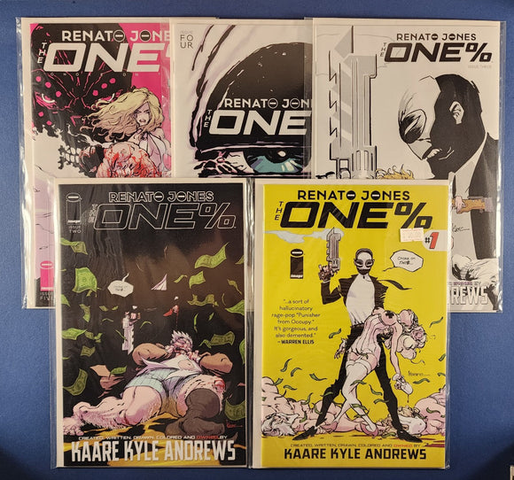 Renato Jones: The One %  # 1-5  Complete Set