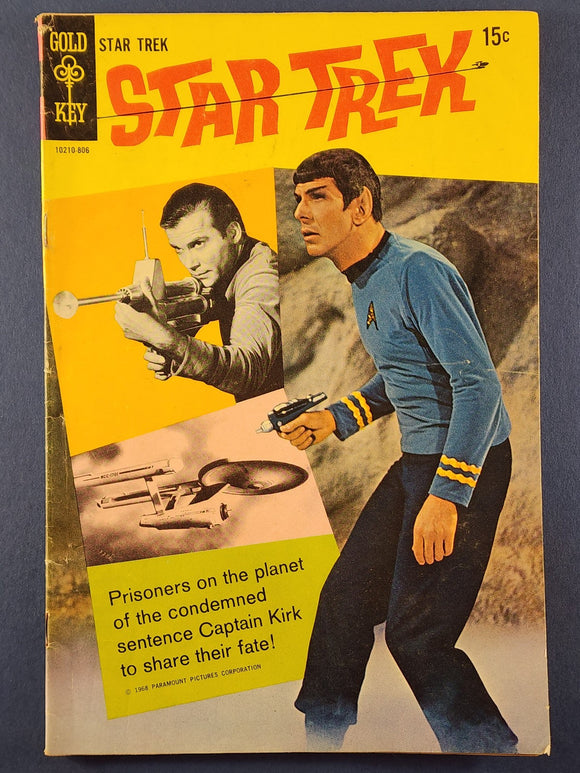 Star Trek Vol. 1  # 2  (Rare 15c Photo Back Cover)