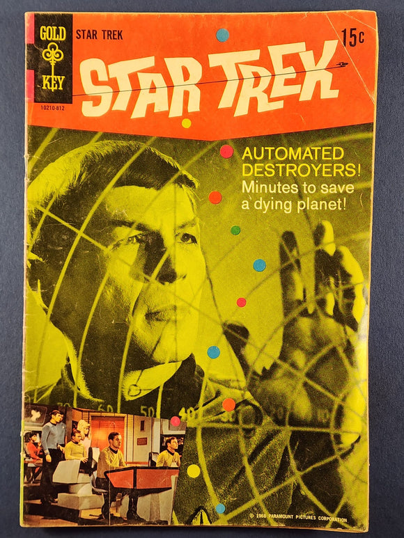 Star Trek Vol. 1  # 3  (Rare 15c Photo Back Cover)