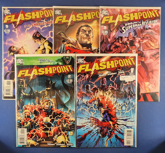Flashpoint  # 1-5 Complete Set