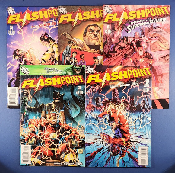 Flashpoint  # 1-5 Complete Set