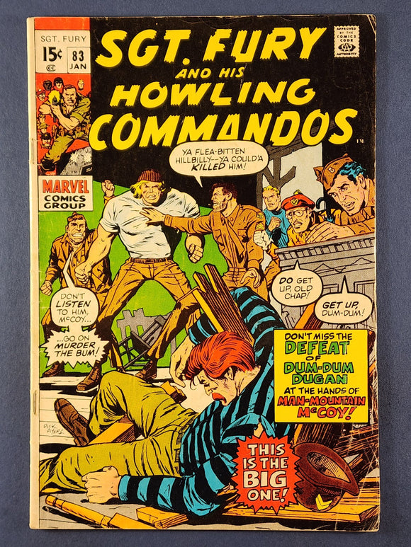 Sgt. Fury and his Howling Commandos  # 83
