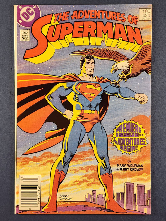 Adventures of Superman Vol. 1  # 424  Canadian