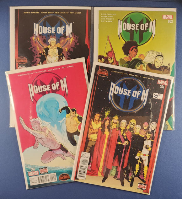 House of M Vol. 2  Complete Set  # 1-4