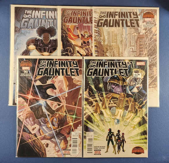 Infinity Gauntlet  Complete Set  # 1-5