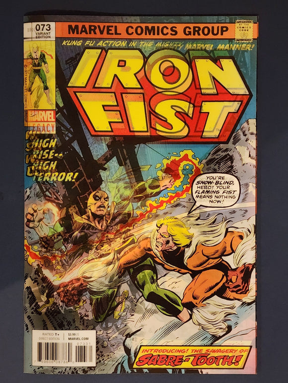 Iron Fist Vol. 5  # 73 Lenticular Variant