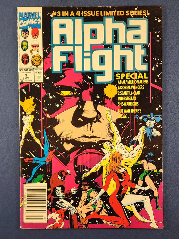 Alpha Flight Vol. 1  # 3  Newsstand