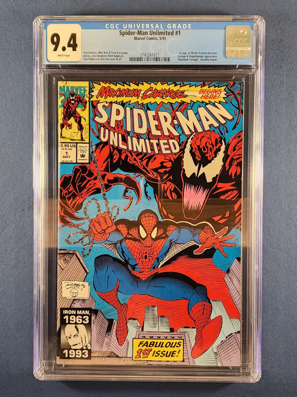 Spider-Man Unlimited Vol. 1  # 1  CGC 9.4