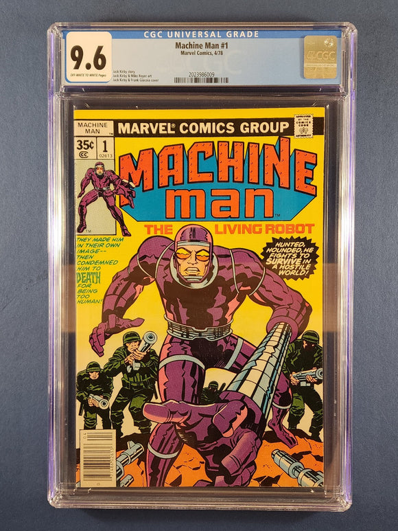 Machine Man  # 1  CGC 9.6