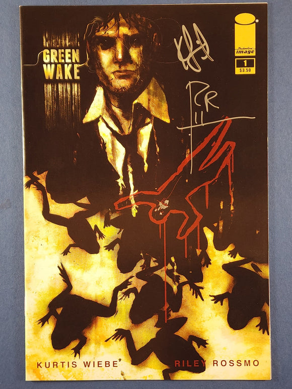 Green Wake  # 1  Double Signed and Remarked