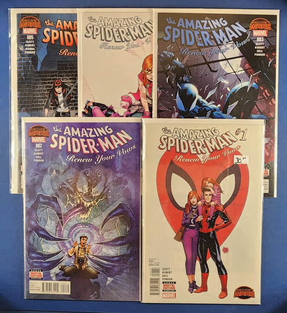 Amazing Spider-Man: Renew Your Vowes Vol. 1  Complete Set  # 1-5