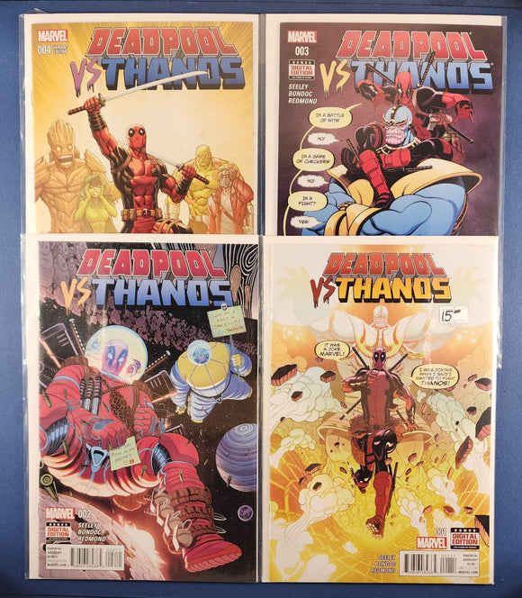 Deadpool Vs. Thanos  Complete Set  # 1-4