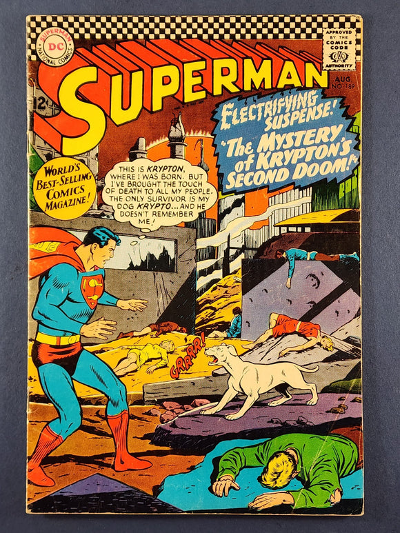 Superman Vol. 1  # 189