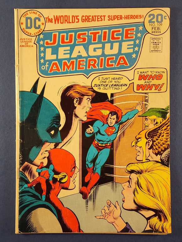 Justice League of America Vol. 1  # 109