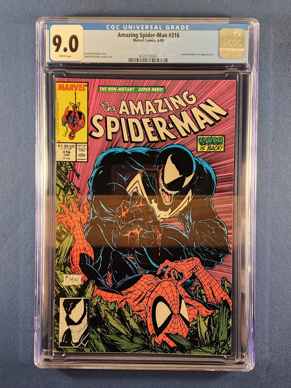 Amazing Spider-Man Vol. 1  # 316  CGC 9.0