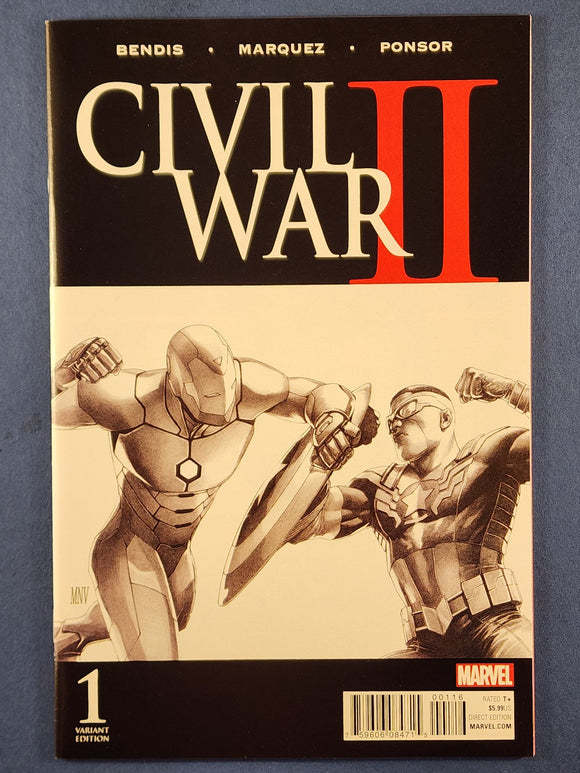 Civil War II  # 1  1:200 Incentive Variant