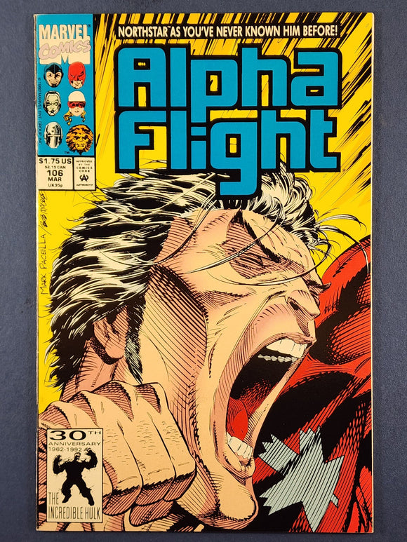 Alpha Flight Vol. 1  # 106 2nd Print