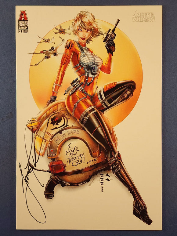 White Widow  # 1 Tyndall Star Wars Variant Signed