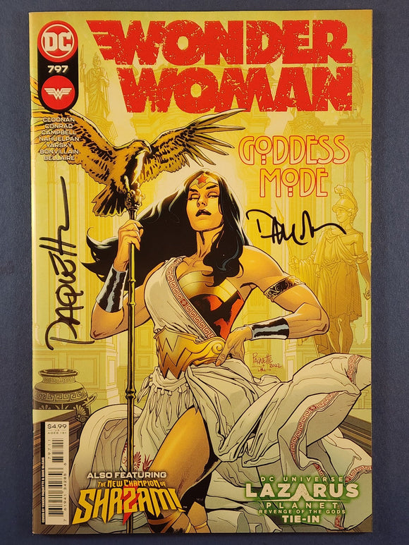 Wonder Woman Vol. 1  # 797  Double Signed by Paquette &