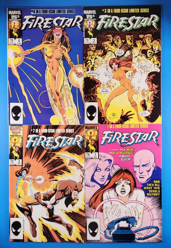 Firestar  # 1-4  Complete Set
