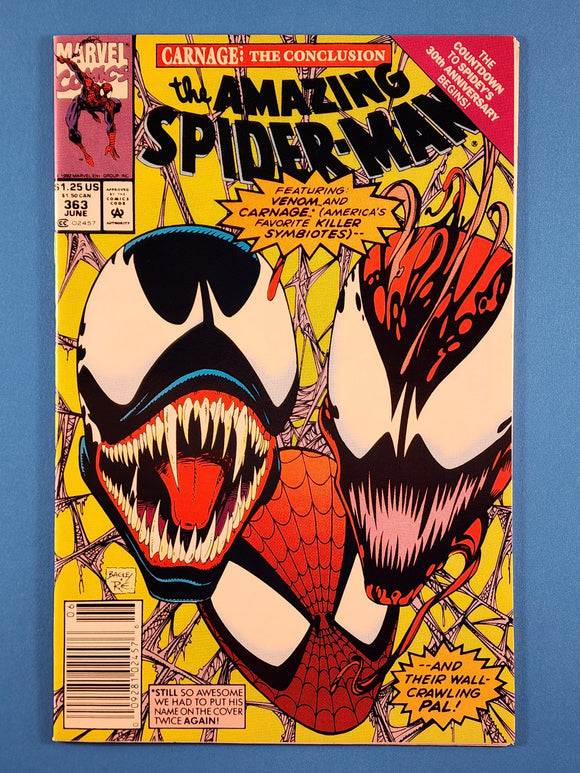 Amazing Spider-Man Vol. 1  # 363  Newsstand