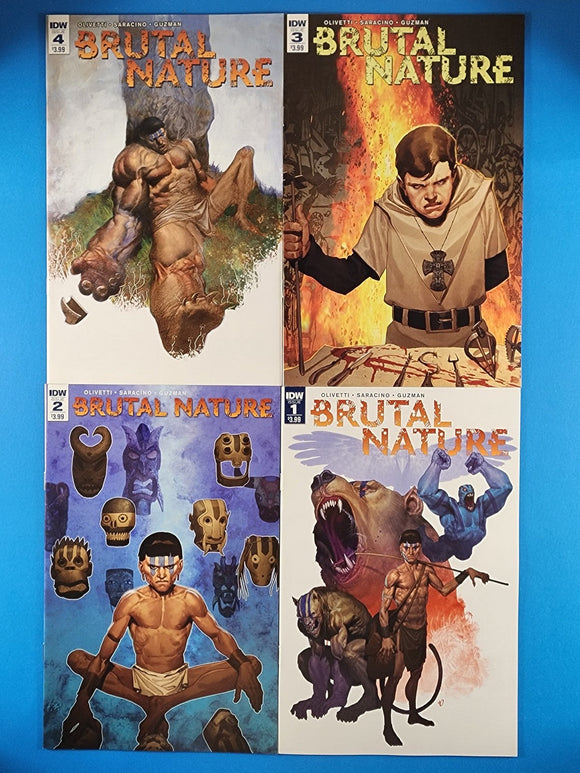 Brutal Nature  # 1-4  Complete Set
